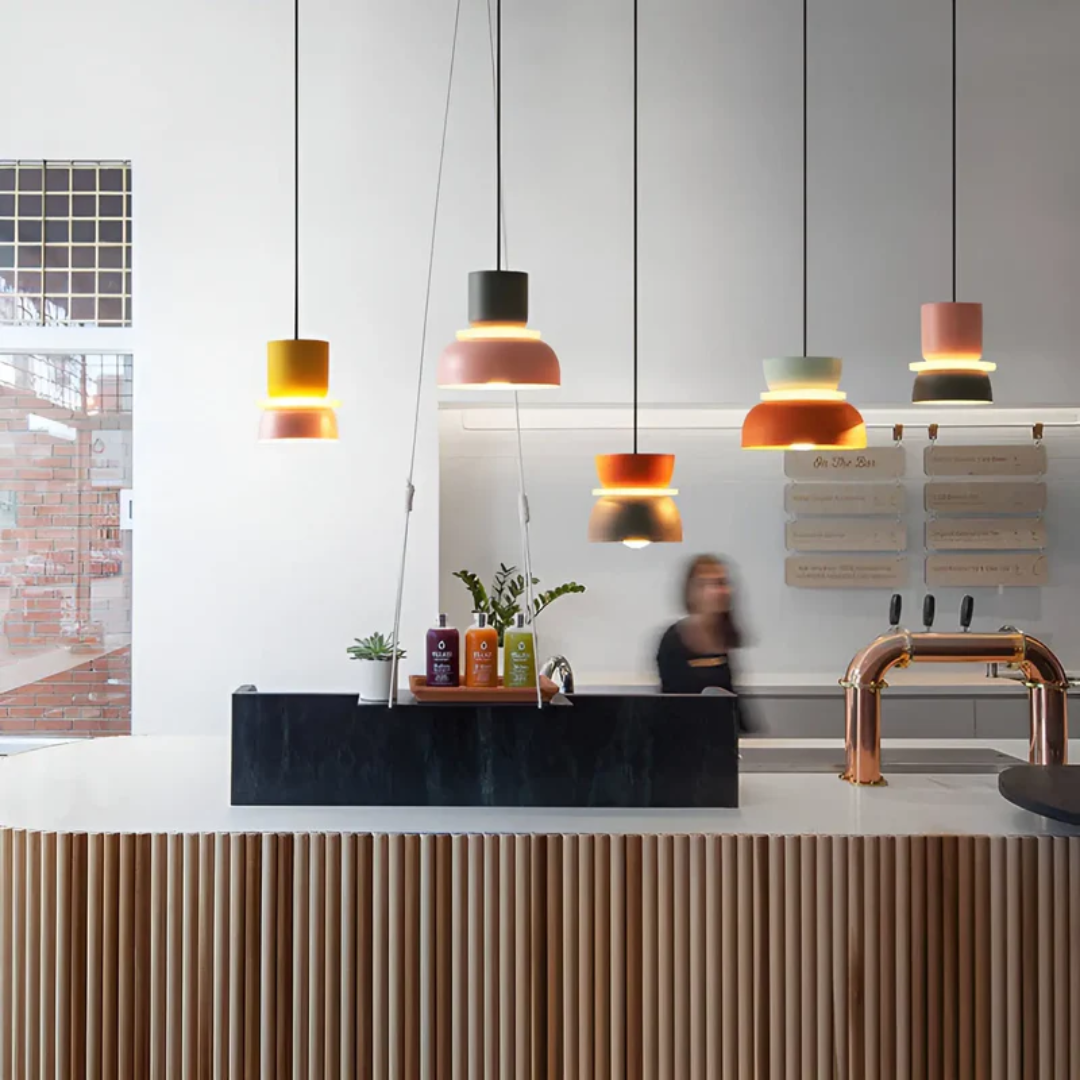Kleurrijke LED Hanglamp Metaal Modern Design Woonkamer Slaapkamer | Sansoti