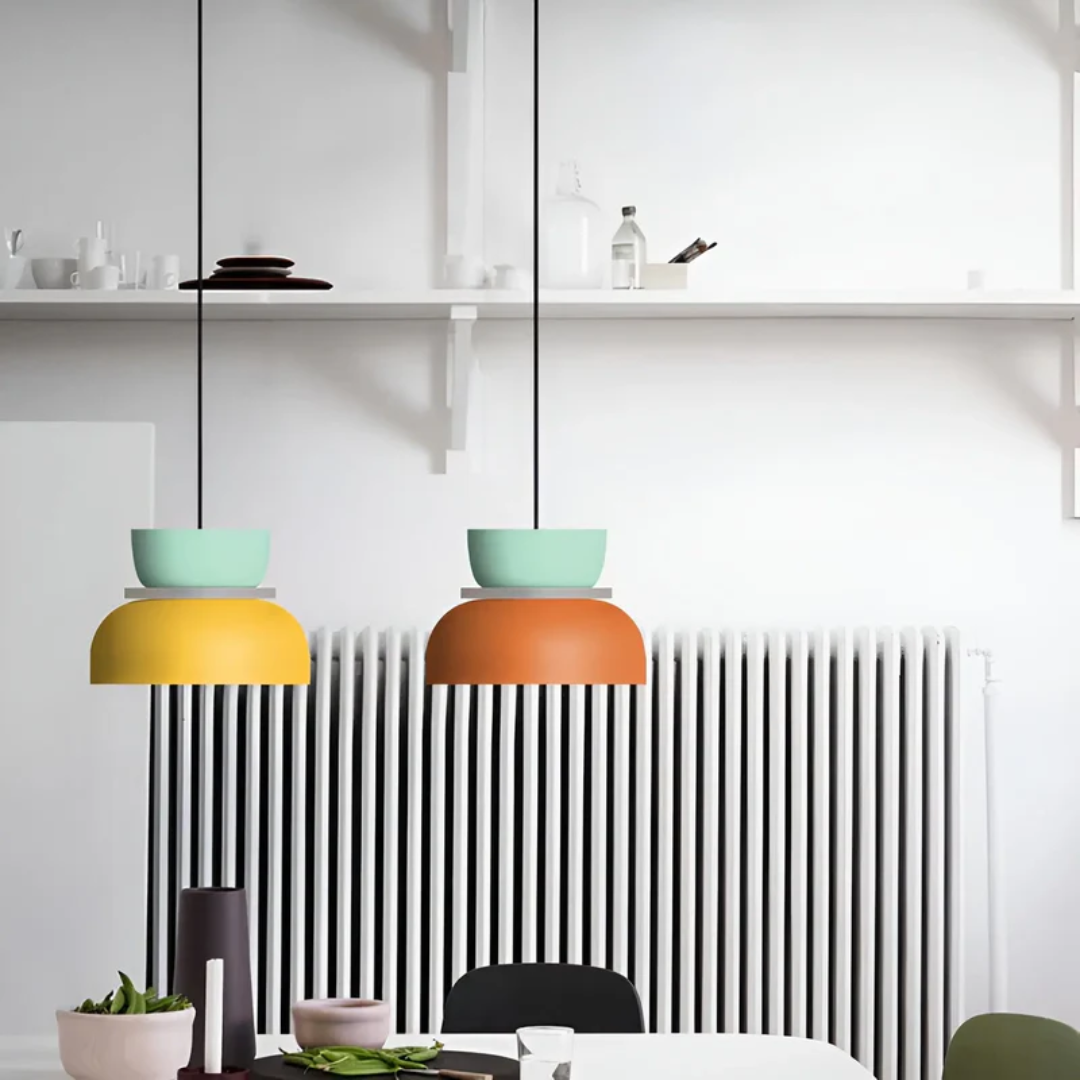 Kleurrijke LED Hanglamp Metaal Modern Design Woonkamer Slaapkamer | Sansoti