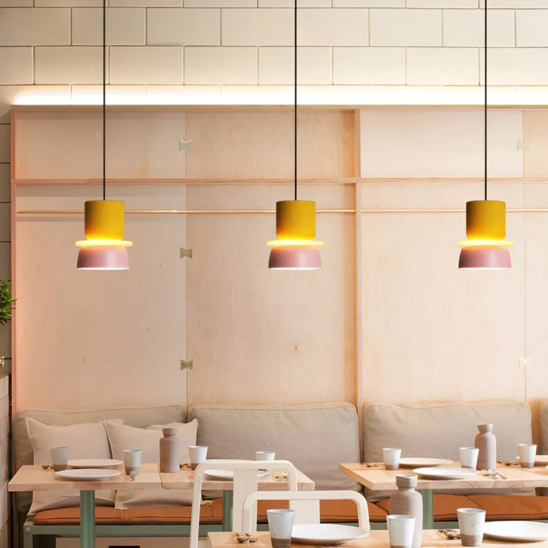 Kleurrijke LED Hanglamp Metaal Modern Design Woonkamer Slaapkamer | Sansoti