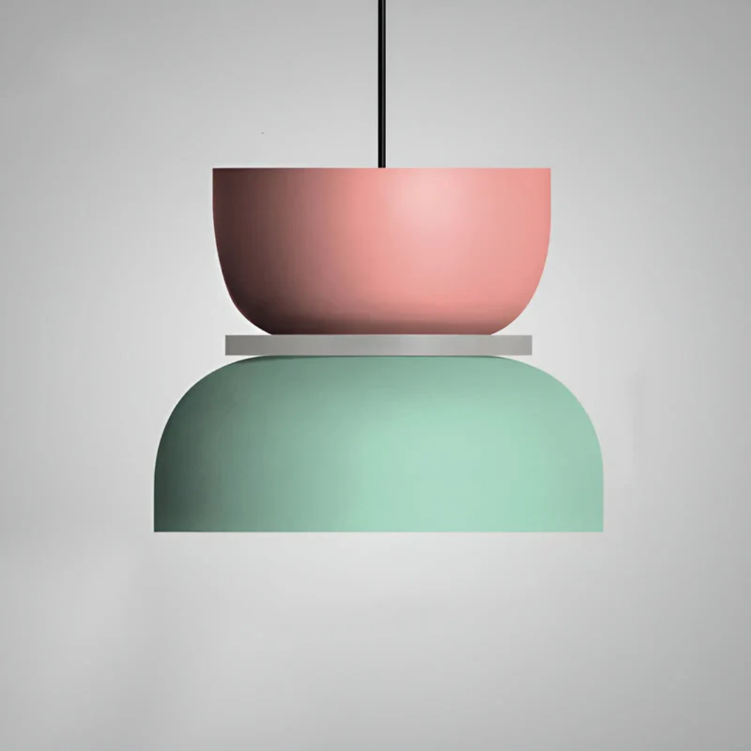 Kleurrijke LED Hanglamp Metaal Modern Design Woonkamer Slaapkamer | Sansoti