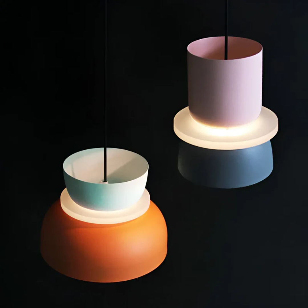 Kleurrijke LED Hanglamp Metaal Modern Design Woonkamer Slaapkamer | Sansoti