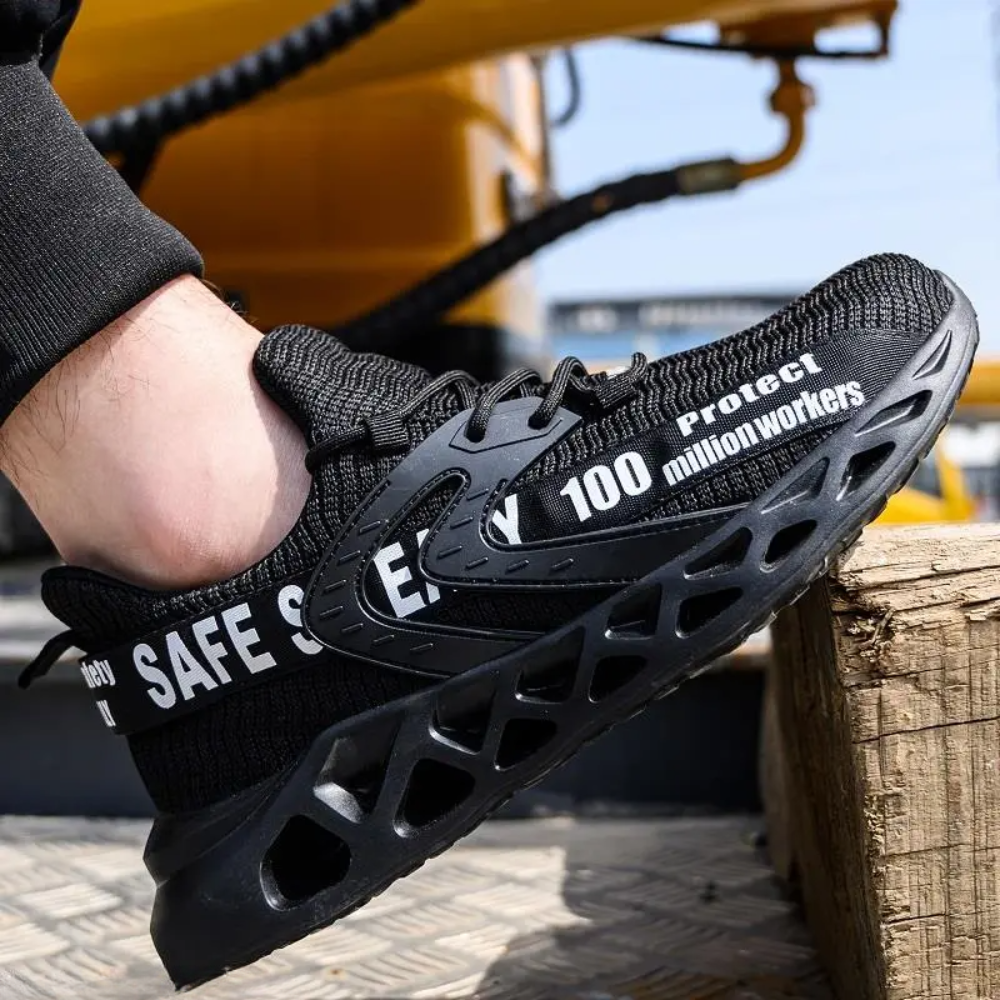 Veiligheidsschoenen Ultralight S3 met Stalen Neus en Kevlar Antislip Zool Maat 40-47 Werk- en Bouwschoenen | Sansoti