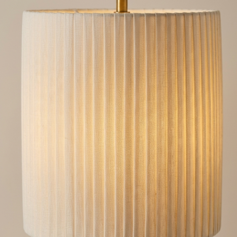 Floor Lamp Fabric Wood Iron 130cm LED E27 Dimmable for Living Room Bedroom Reading Nook and Office | Sansoti