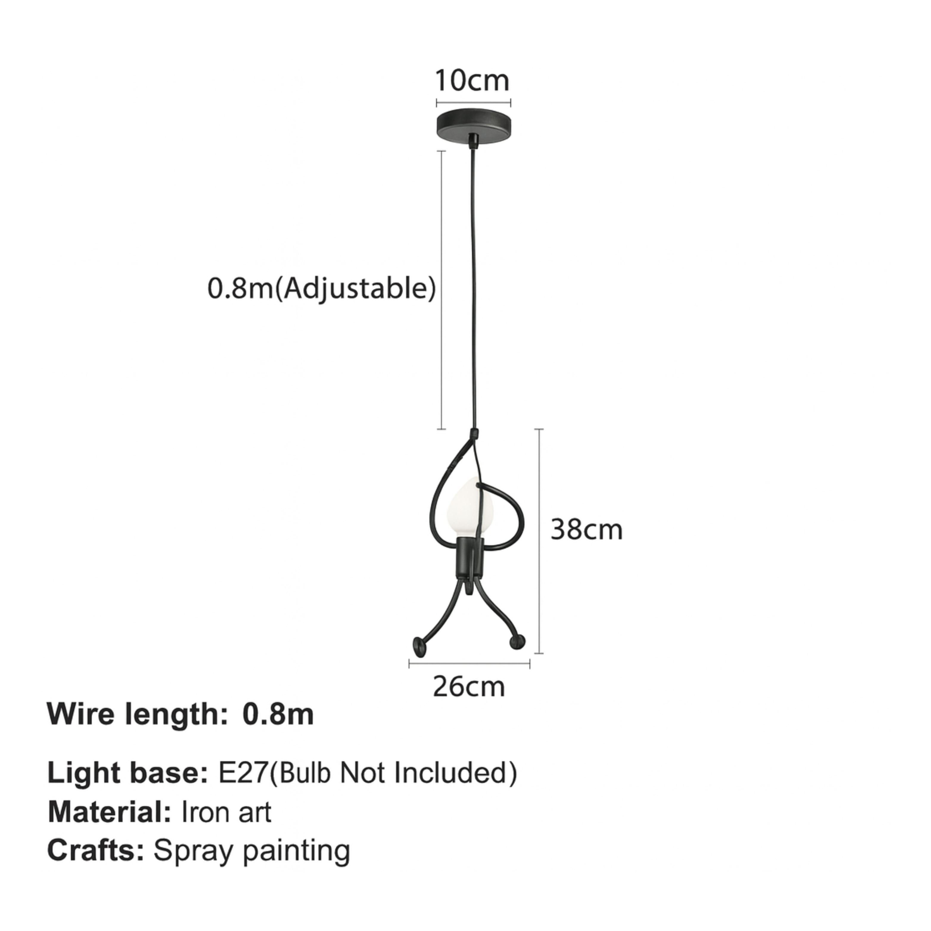 Unieke Wandlamp Klimmende Man — Industrieel Design Sculptuur — Scandinavische Wand Verlichting | Sansoti