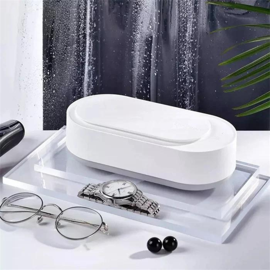 Ultrasonic Cleaning Device for Glasses, Jewelry, Cosmetics and Dental Braces with 360° Cleaning | Sansoti