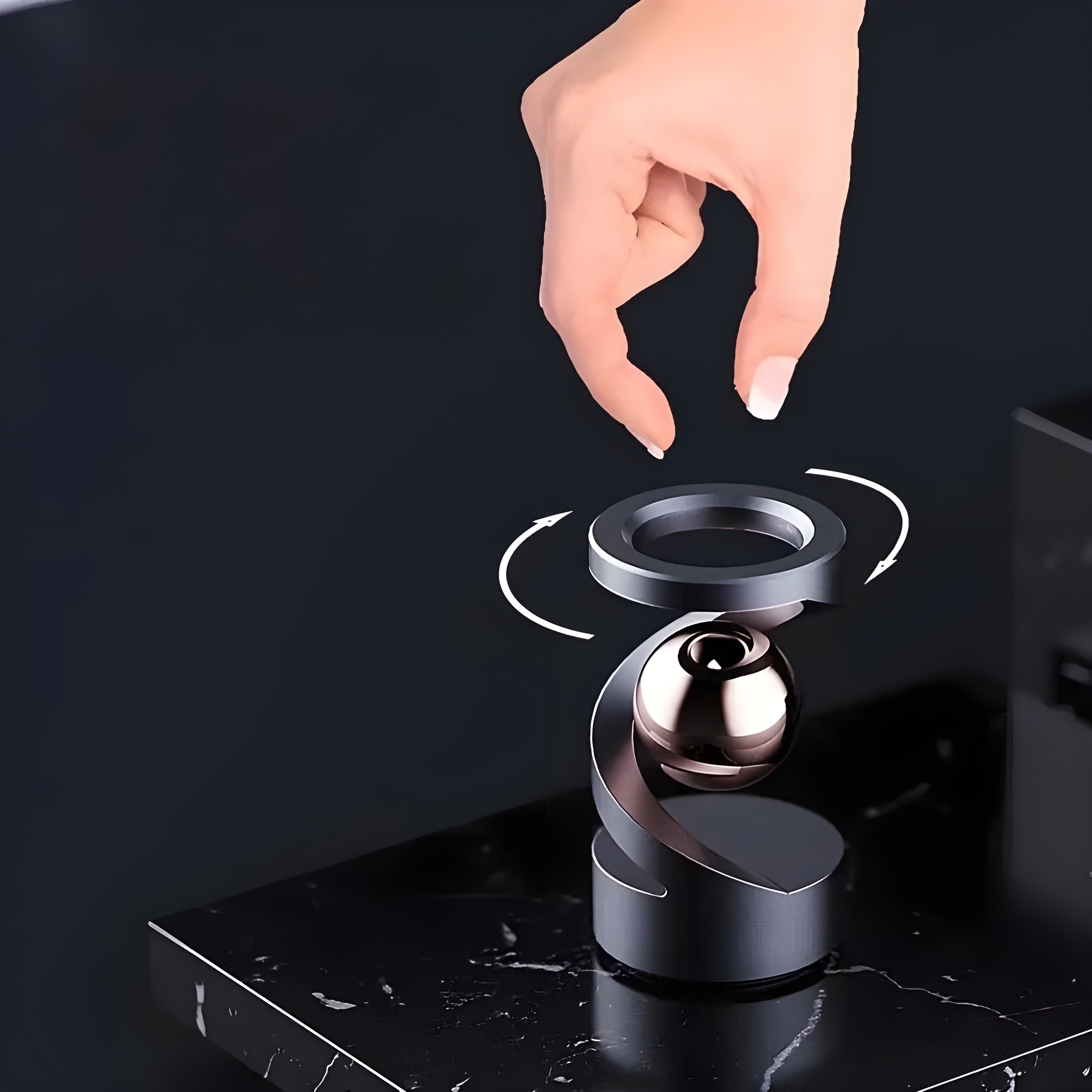 Gyroscope Métal Décoration Bureau Anti-stress Jouet Fidget Cadeau Salon Bureau Concentration Focus | Restfield