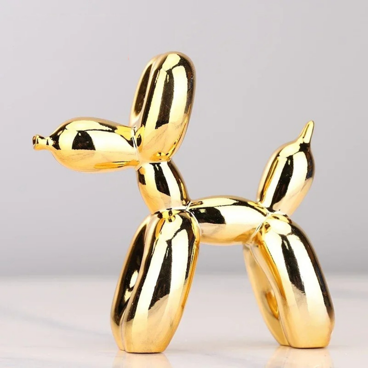 Ballonhund-Skulptur Kunstharz-Dekoration modernes Design Wohnzimmer Interieur Geschenkidee dekoratives Objekt | Sansoti