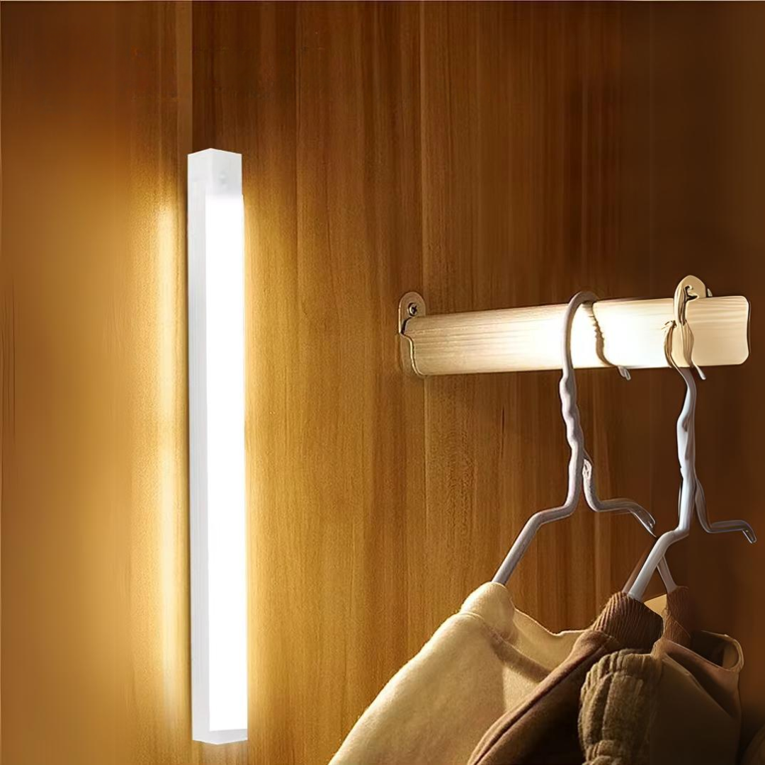 Bewegingssensor LED Nachtlampje 50cm Draadloos Dimbaar Batterij Verlichting Gang Kast Trap Warm Wit Koel Wit | Sansoti