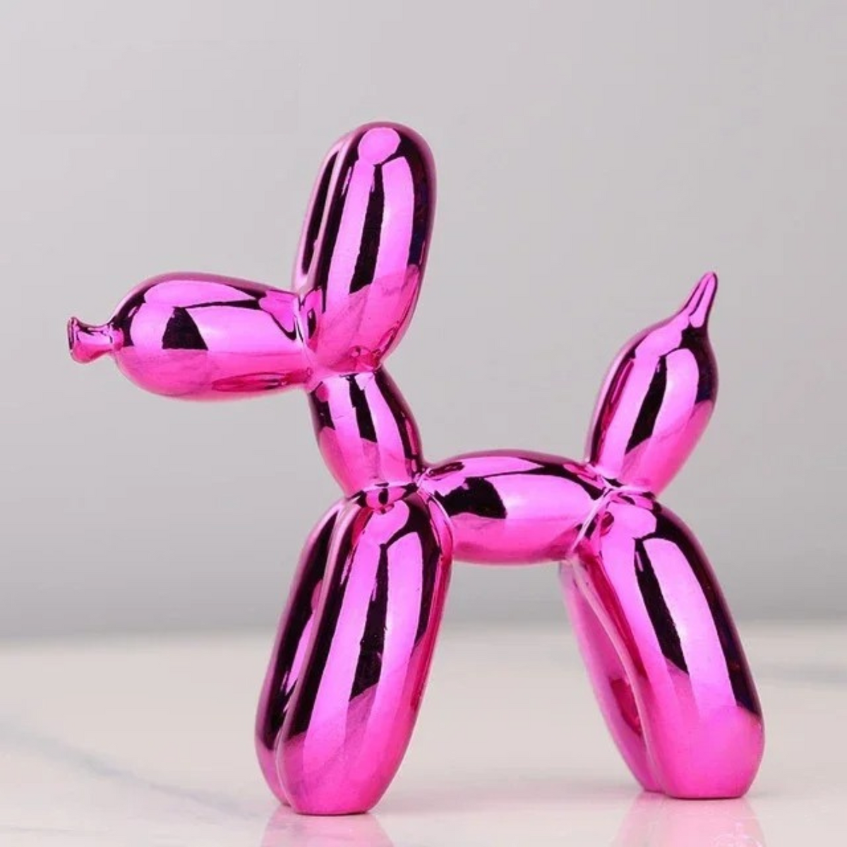Ballonhund-Skulptur Kunstharz-Dekoration modernes Design Wohnzimmer Interieur Geschenkidee dekoratives Objekt | Sansoti