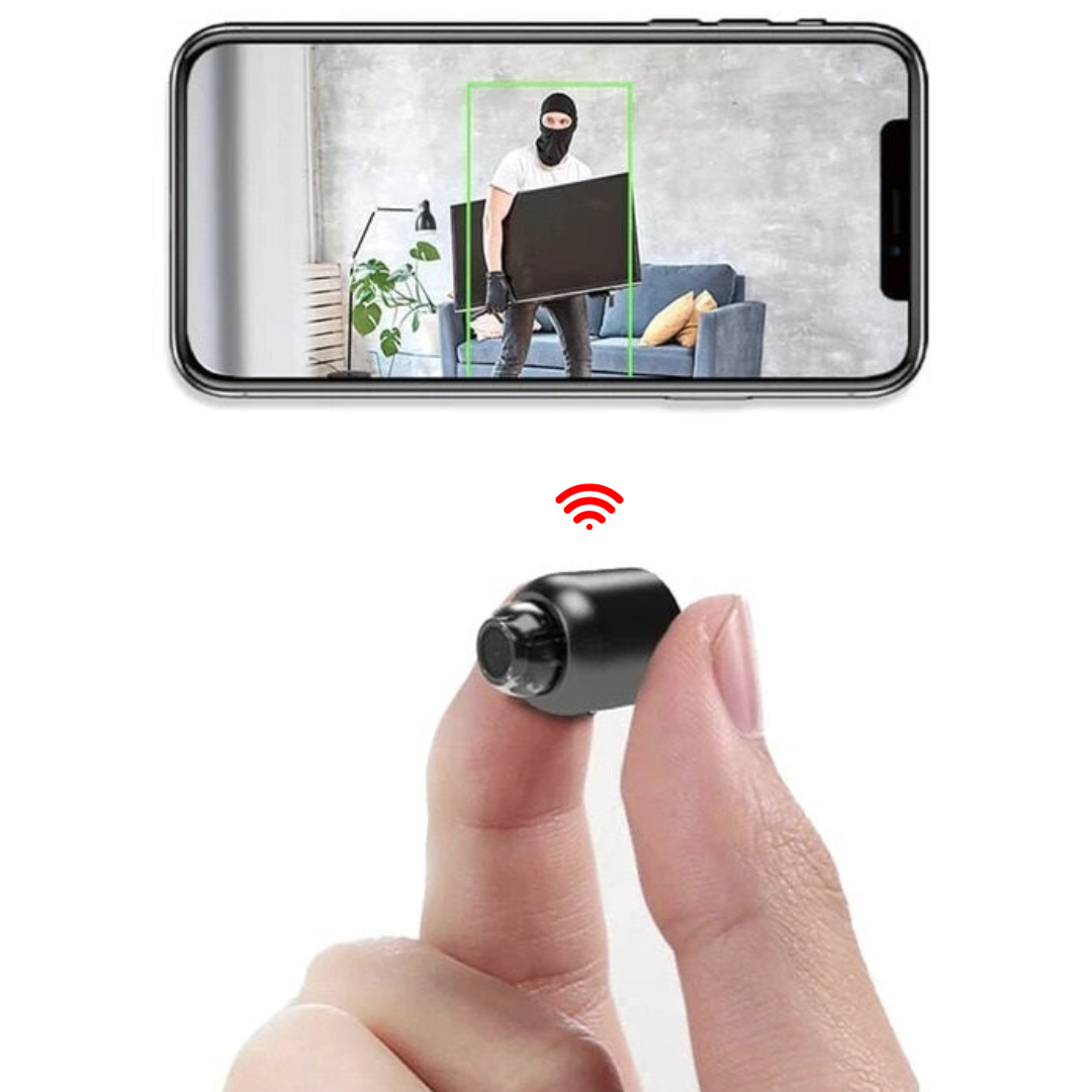 Mini Draadloze Beveiligingscamera met Audio 1080P Nachtzicht WiFi Bewakingscamera Indoor voor Thuisbeveiliging Bewegingsdetectie Mobiele App | Sansoti