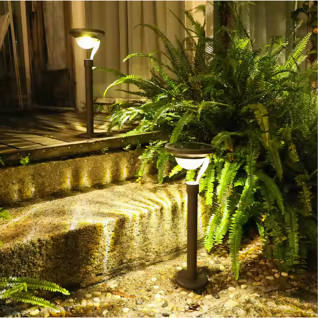 Solarlamp Padverlichting met Automatische Sensor – Weerbestendig IP65 Tuinlicht op Zonne-energie | Sansoti