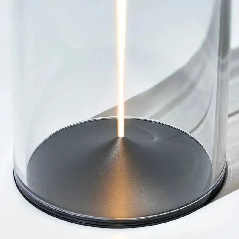 Aluminum Table Lamp with Touch Control, 3 Dimming Levels, USB Charging Port, LED Dimmable, Modern Minimalist Design | Sansoti