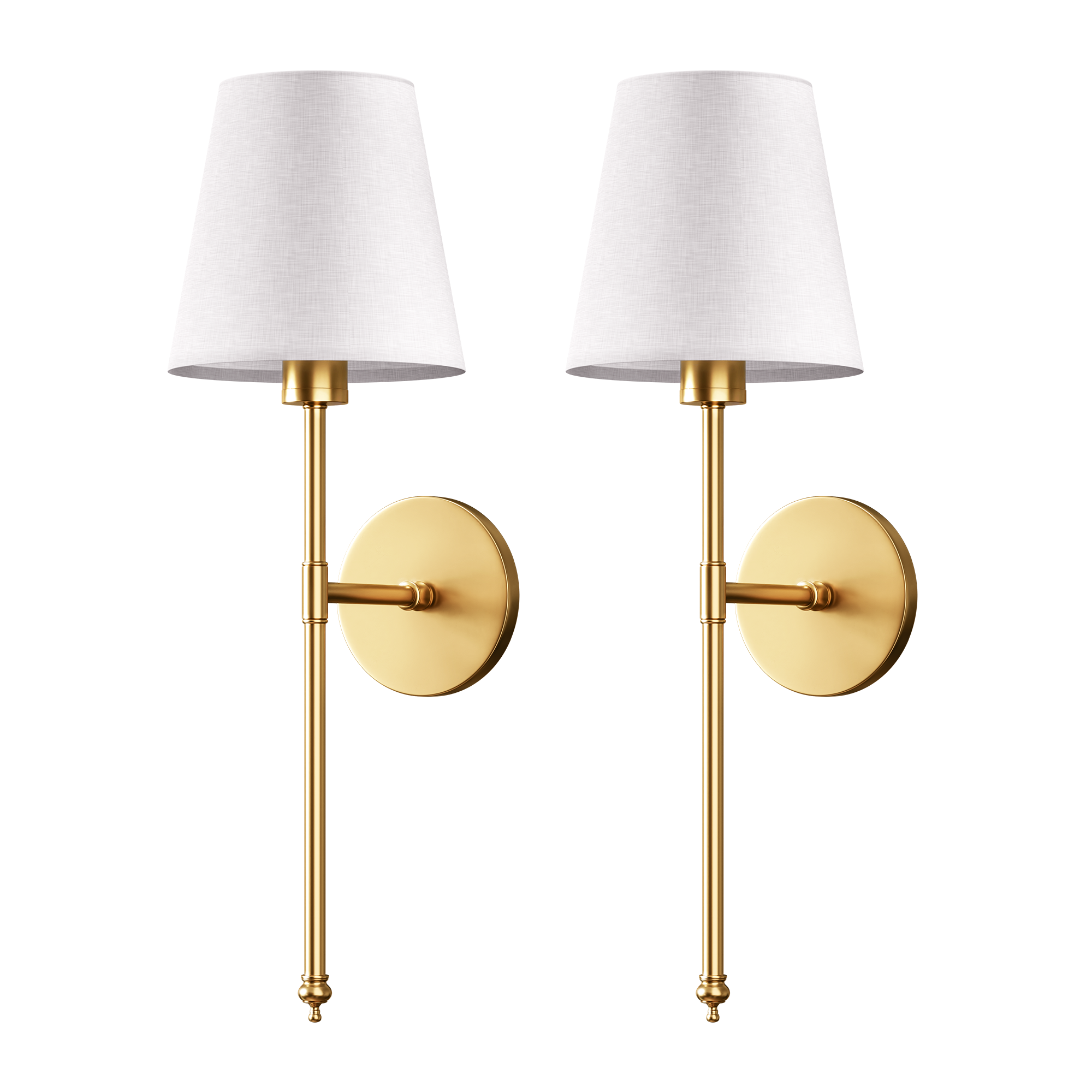 Applique murale sans perçage Sans fil 2 pièces Télécommande Dimmable Température de couleur réglable | Restfield