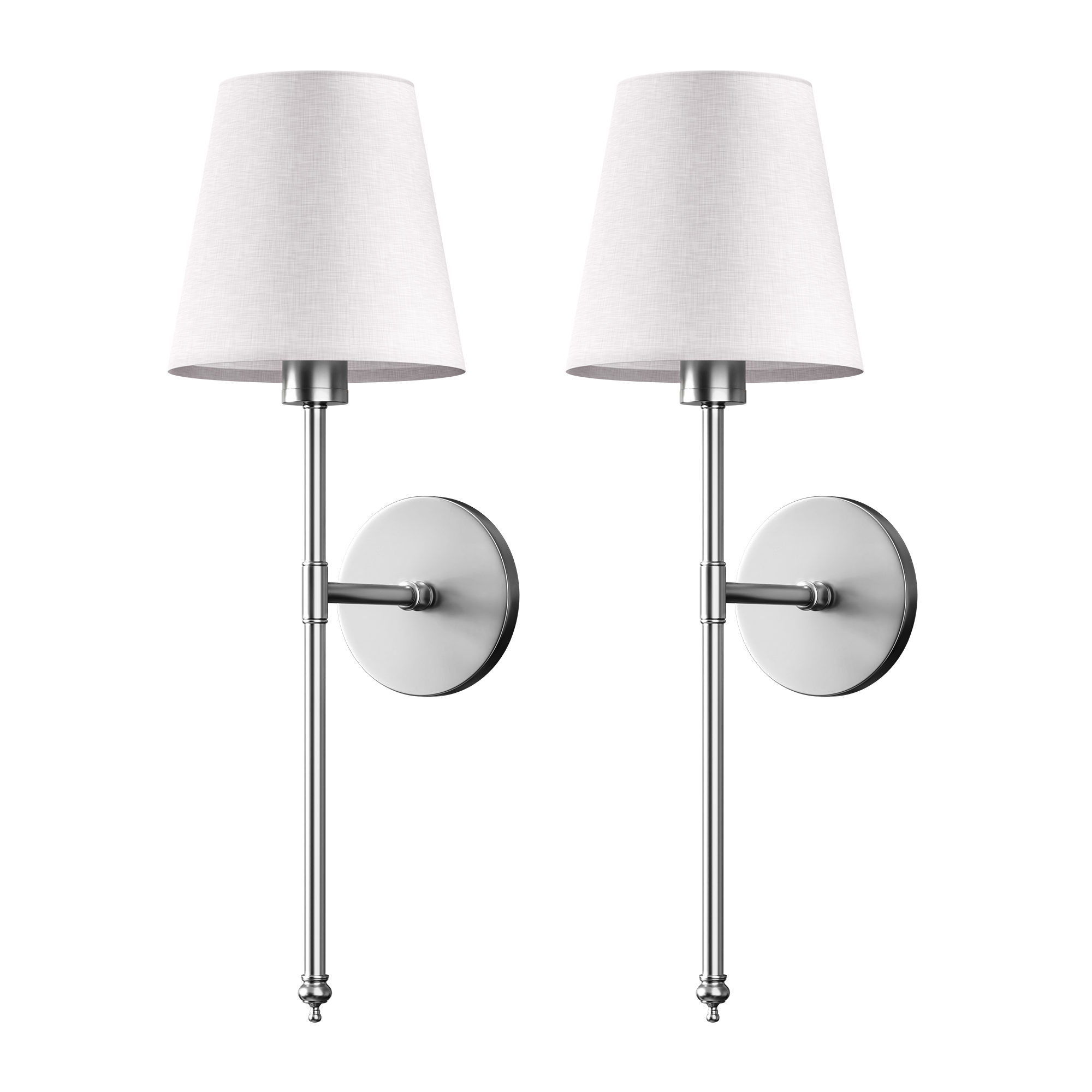 Applique murale sans perçage Sans fil 2 pièces Télécommande Dimmable Température de couleur réglable | Restfield