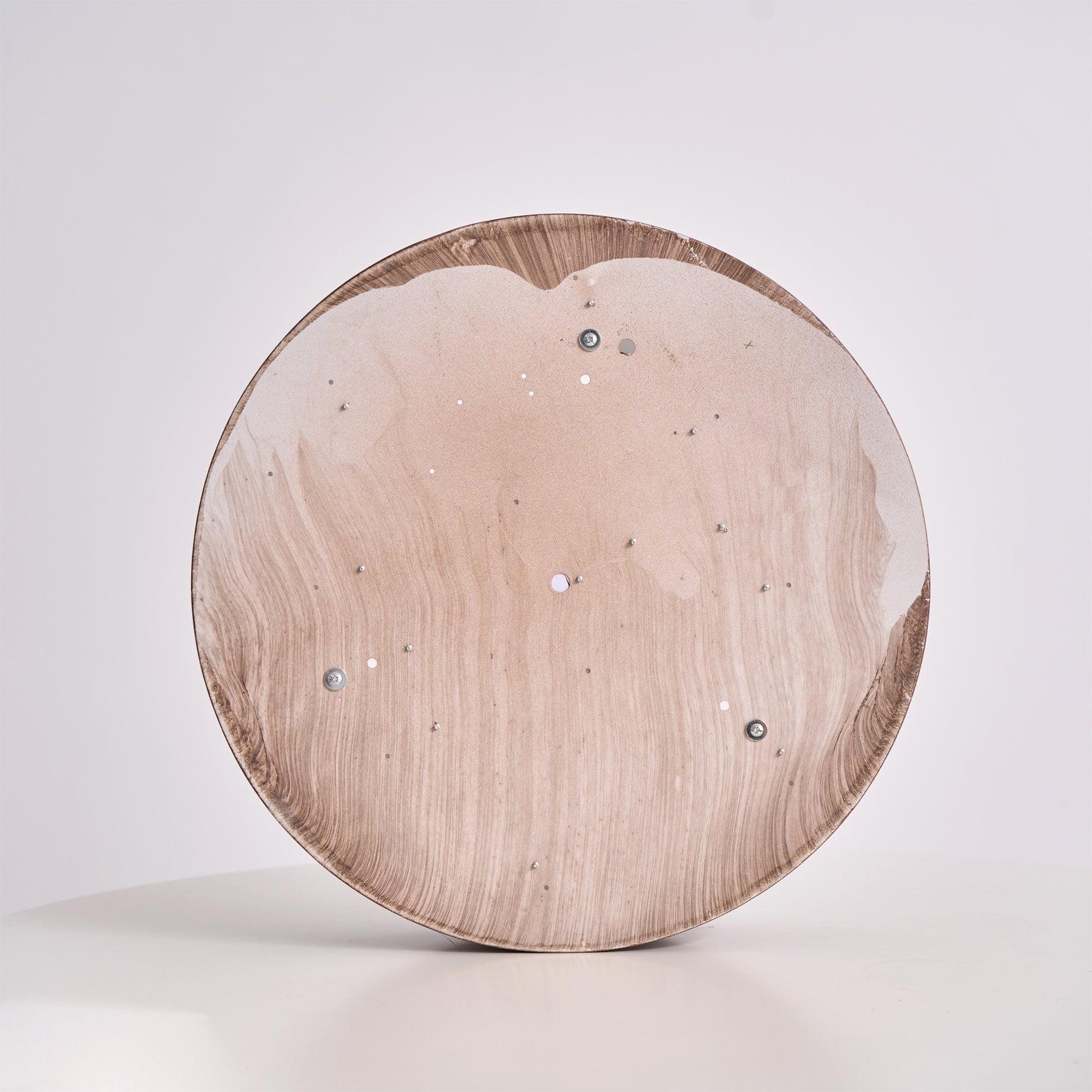 Plafondlamp Walnootlook LED Rond 40cm 50cm Modern Design | Sansoti