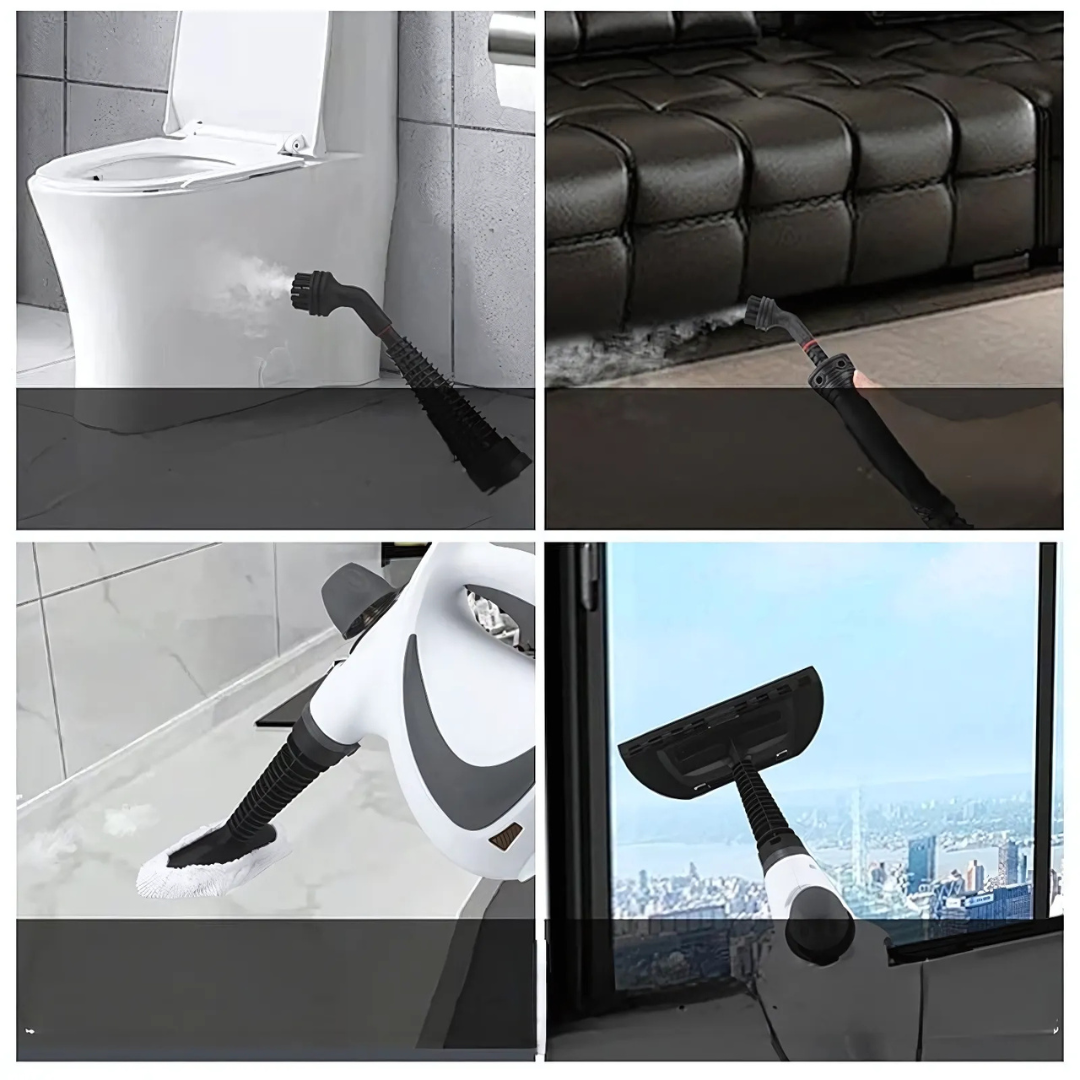 Steam Cleaner Complete 900-1050W Multifunctional Hygienic Deep Cleaning for All Surfaces at Home | Sansoti