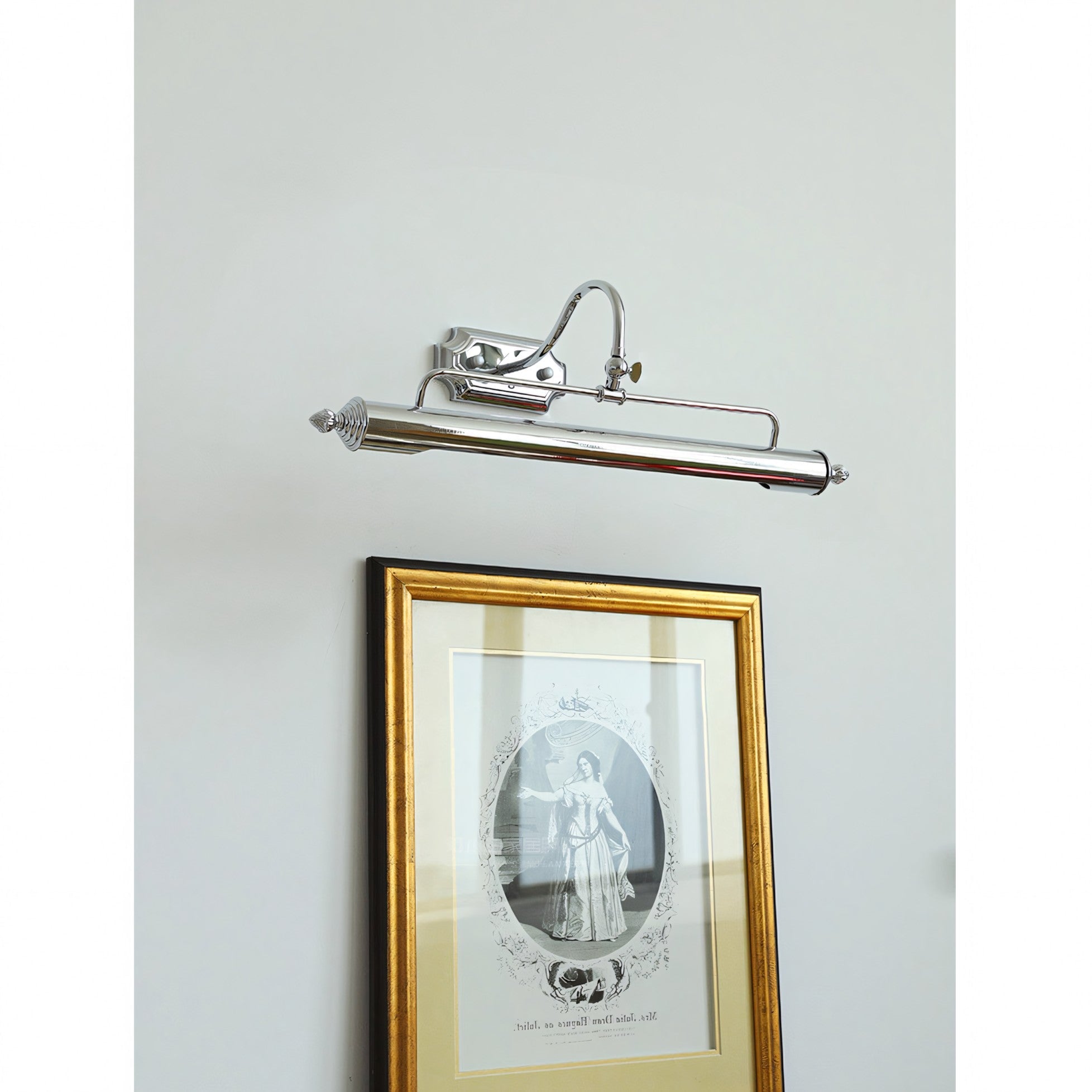 Vellichor Wandlamp met Verstelbare Arm - Zwanenhals Leeslamp voor Schilderijen en Spiegels - Industriële Wandverlichting | Sansoti