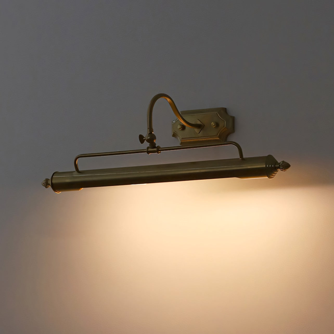Vellichor Wandlamp met Verstelbare Arm - Zwanenhals Leeslamp voor Schilderijen en Spiegels - Industriële Wandverlichting | Sansoti
