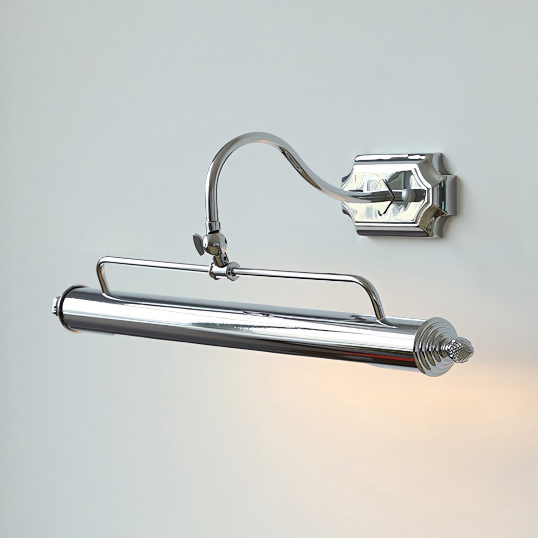 Vellichor Wandlamp met Verstelbare Arm - Zwanenhals Leeslamp voor Schilderijen en Spiegels - Industriële Wandverlichting | Sansoti