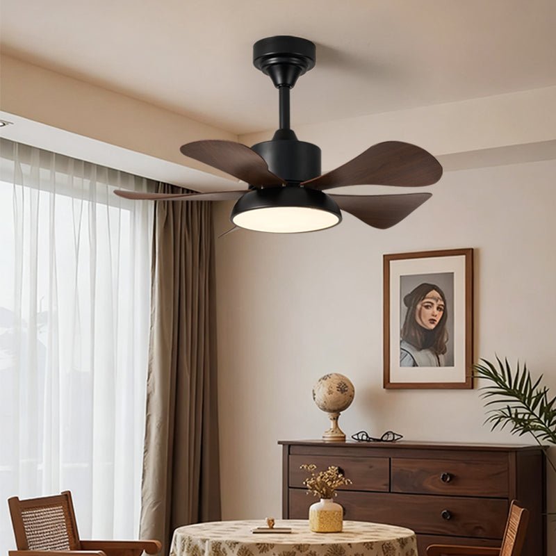 Archer Plafondventilator met Verlichting 70cm Ø | 6-Snelheden Afstandsbediening DC Motor | Sansoti