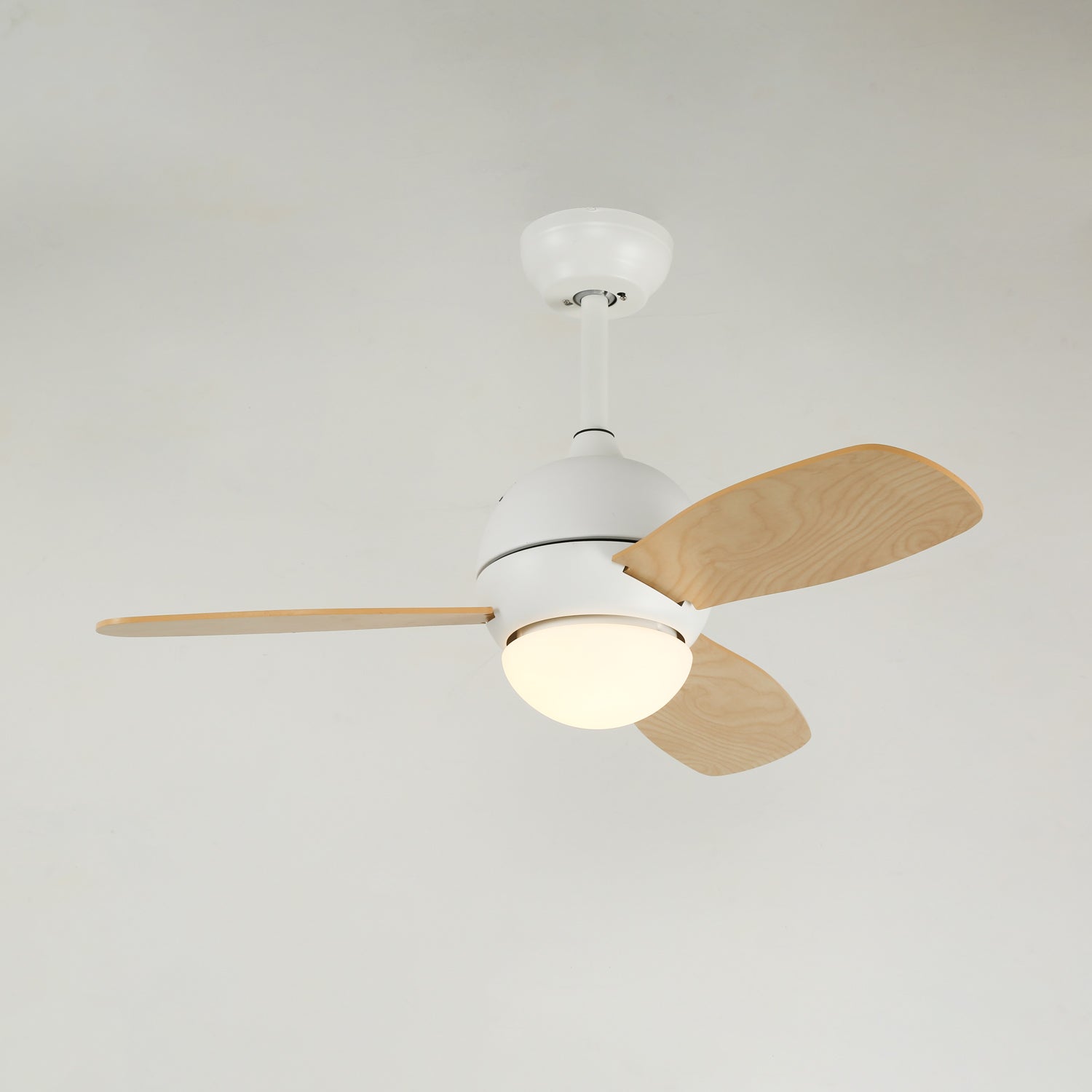 Plafondventilator met Verlichting Minimalistische Stijl 3 Bladen | Sansoti