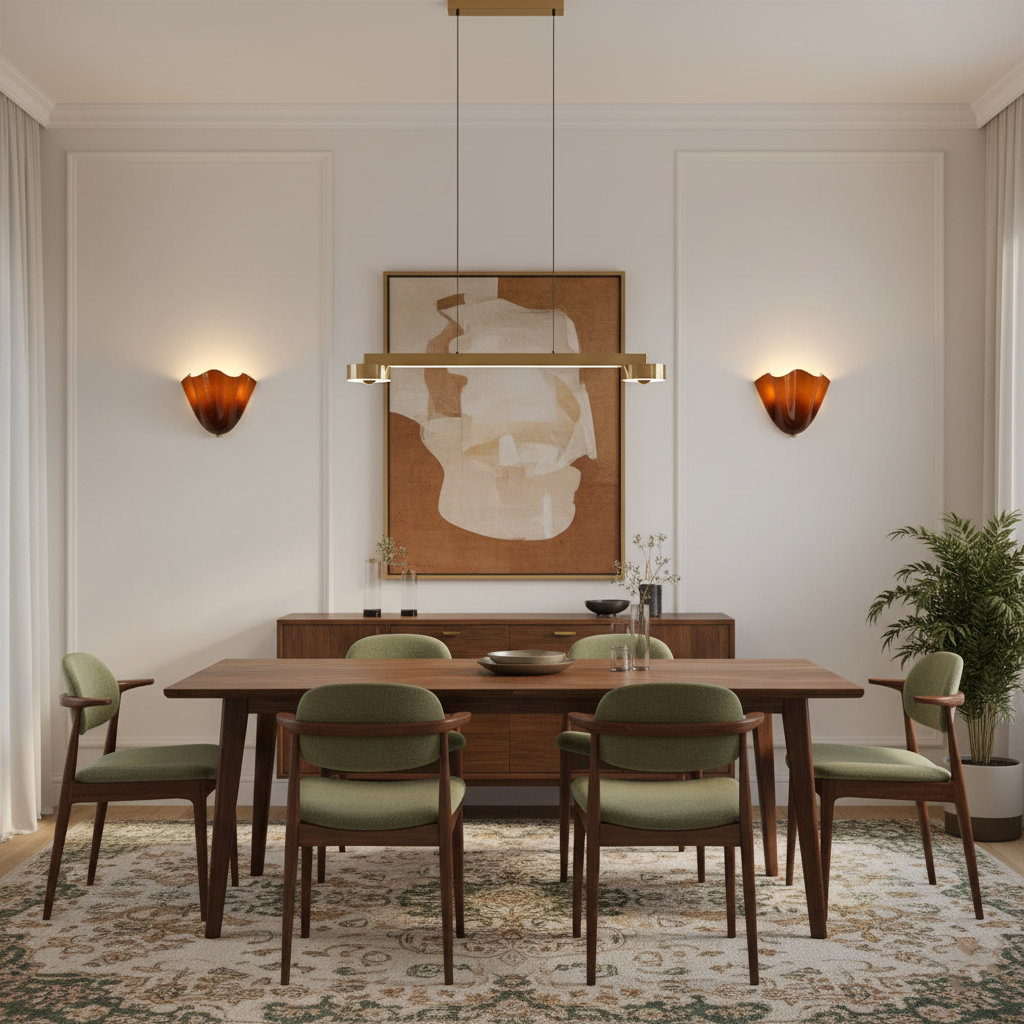 Design Wandleuchte aus mundgeblasenem Glas – Skulpturale Wandbeleuchtung für modernes Interieur