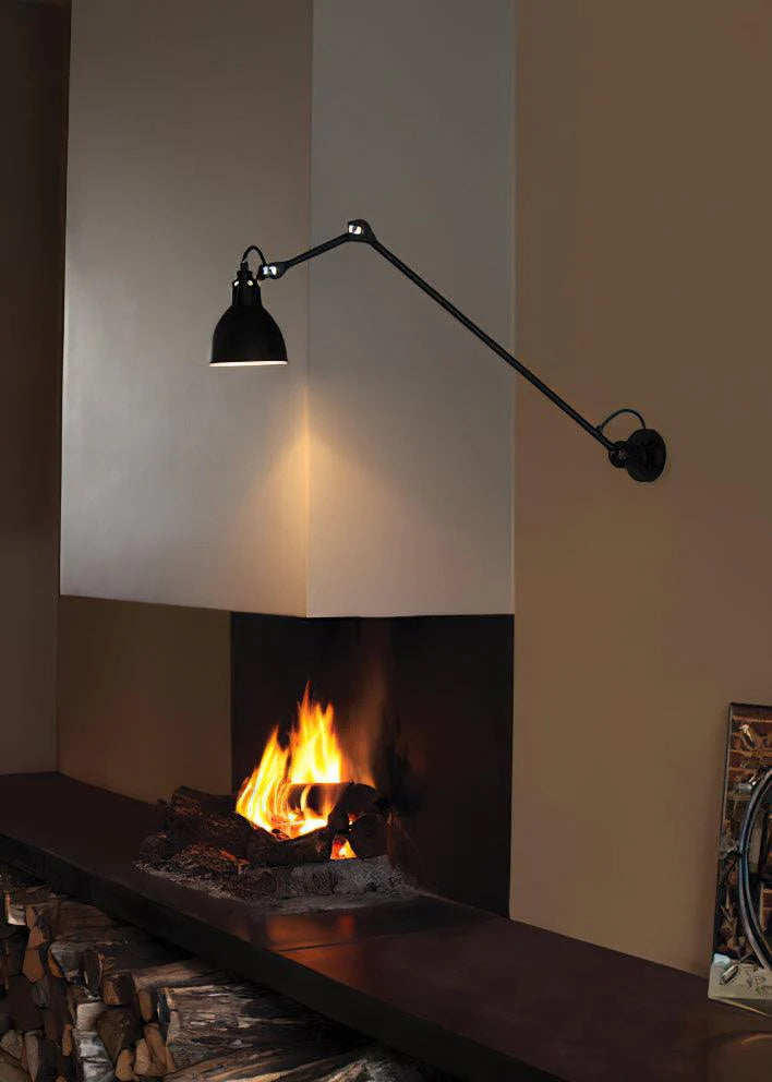 Verstelbare Wandlamp Zwart Mat 15cm Breedte Met Scharnierende Arm Voor Leeshoek Kantoor Werklamp Modern Design | Sansoti