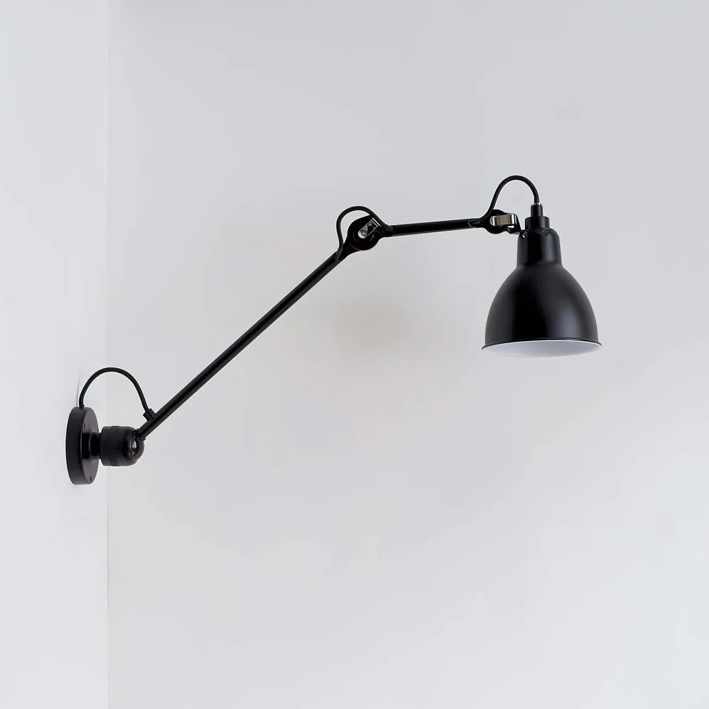 Verstelbare Wandlamp Zwart Mat 15cm Breedte Met Scharnierende Arm Voor Leeshoek Kantoor Werklamp Modern Design | Sansoti