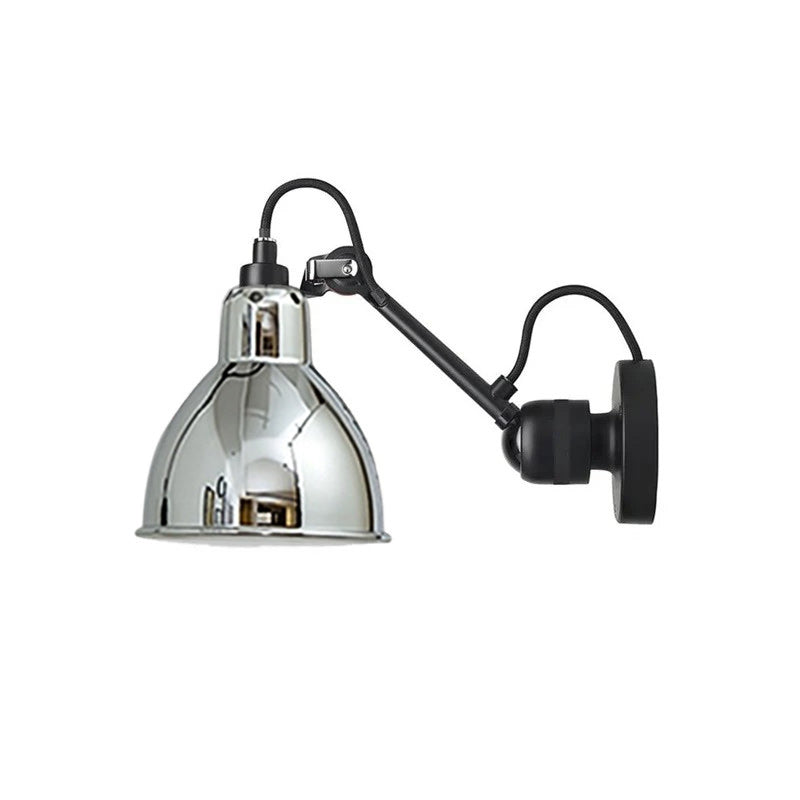 Verstelbare Wandlamp Zwart Mat 15cm Breedte Met Scharnierende Arm Voor Leeshoek Kantoor Werklamp Modern Design | Sansoti