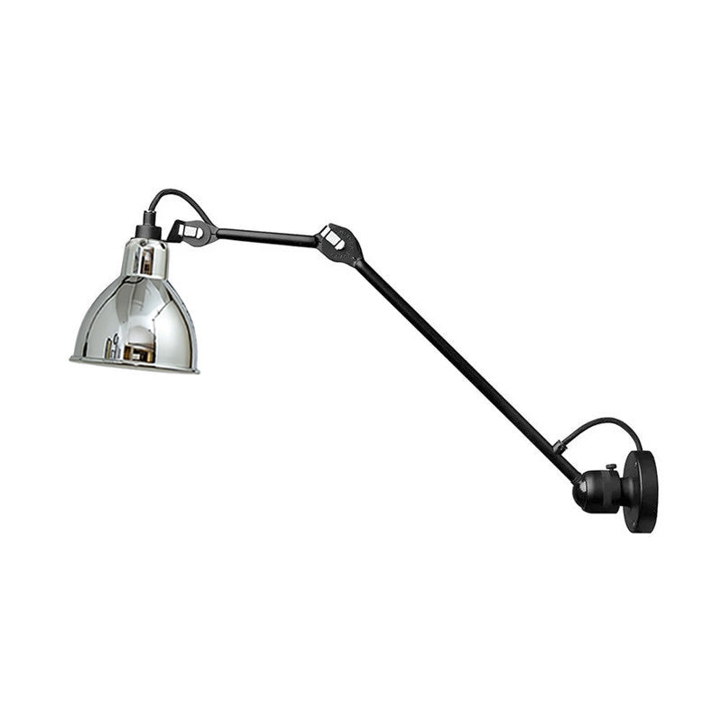 Verstelbare Wandlamp Zwart Mat 15cm Breedte Met Scharnierende Arm Voor Leeshoek Kantoor Werklamp Modern Design | Sansoti