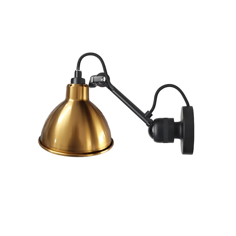 Verstelbare Wandlamp Zwart Mat 15cm Breedte Met Scharnierende Arm Voor Leeshoek Kantoor Werklamp Modern Design | Sansoti