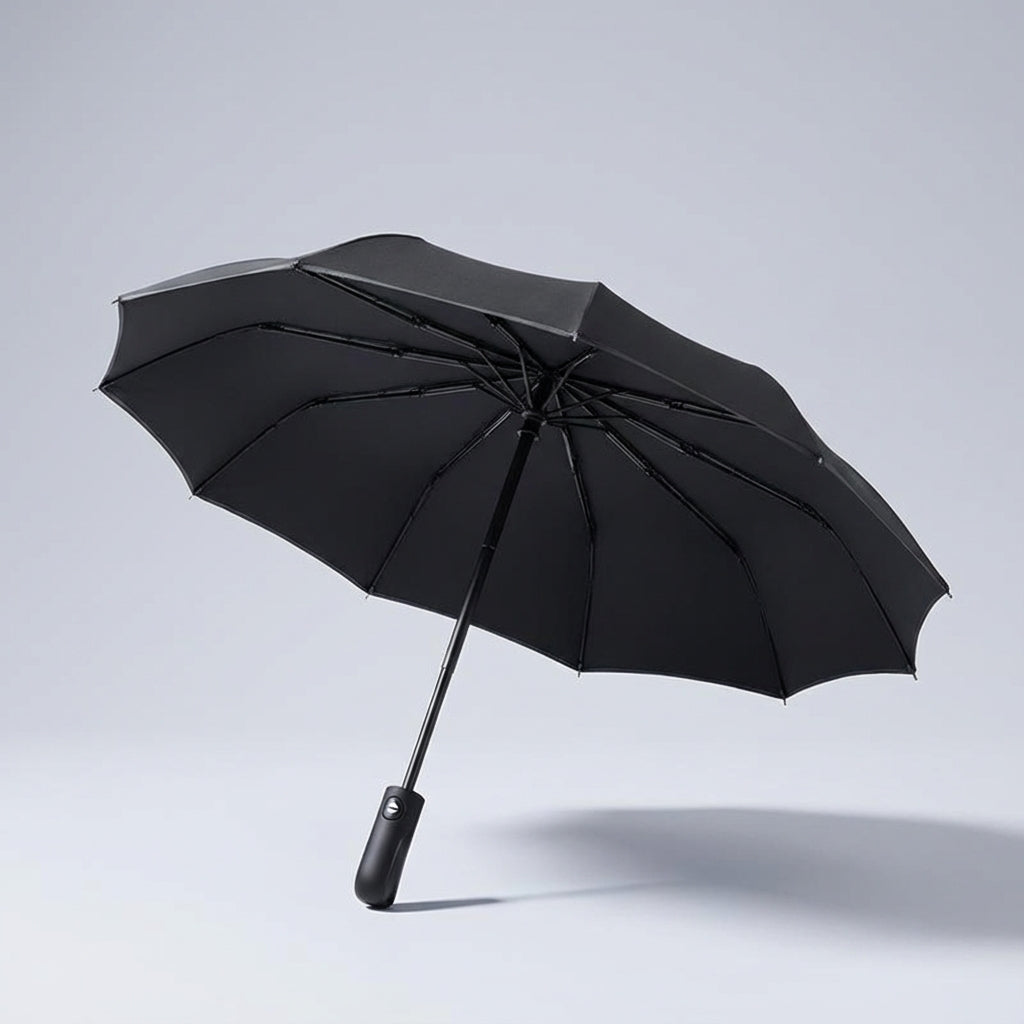 Parapluie tempête réversible XXL résistant au vent, automatique, pour 2 personnes, pour rester au sec, mains libres | Sansoti