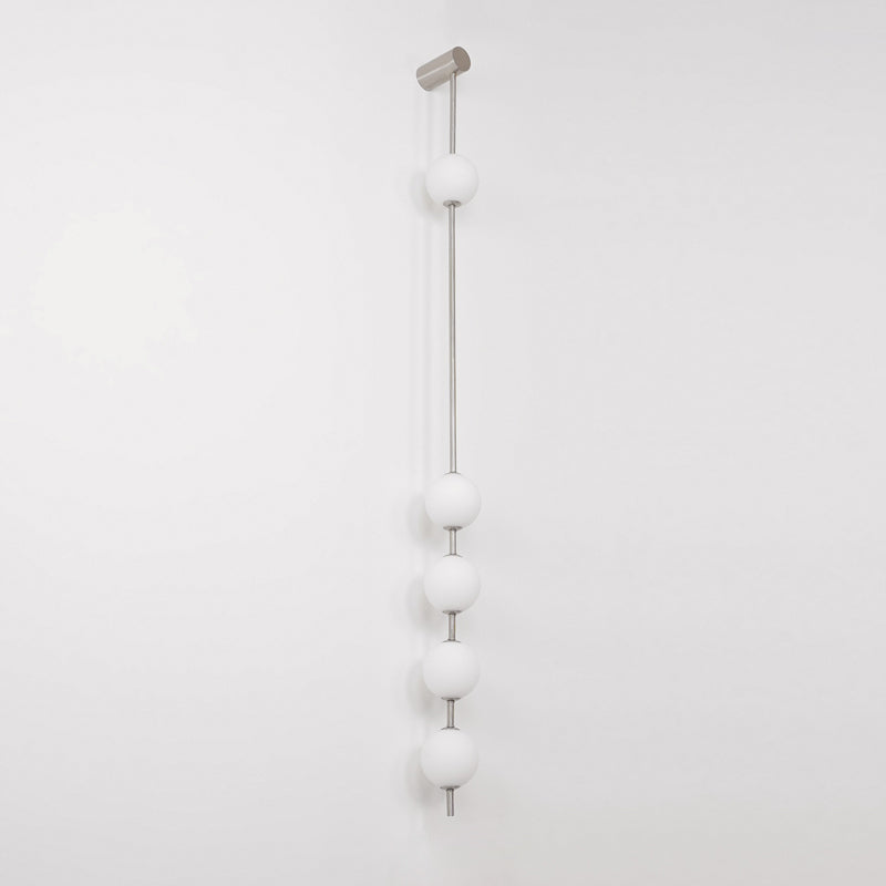 Verticale Glazen Wandlamp met Messing - Design Verlichting voor Gang & Entree | Sansoti
