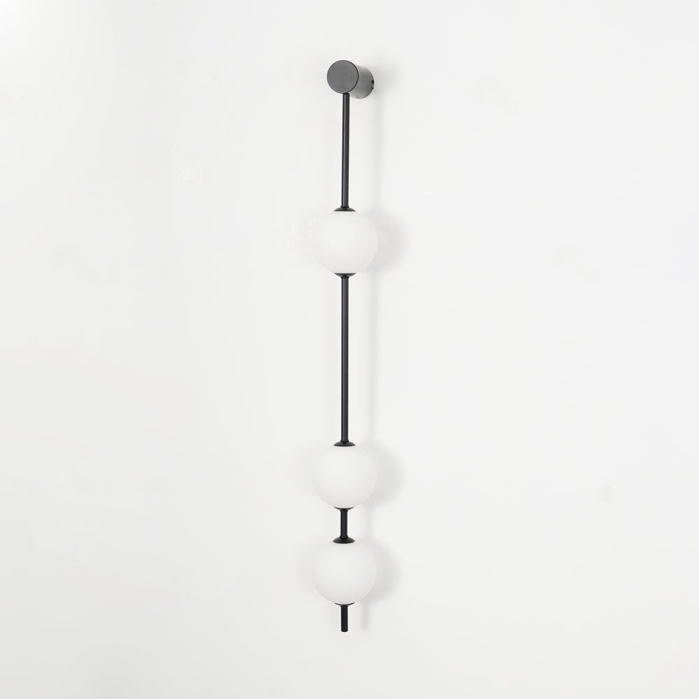 Verticale Glazen Wandlamp met Messing - Design Verlichting voor Gang & Entree | Sansoti