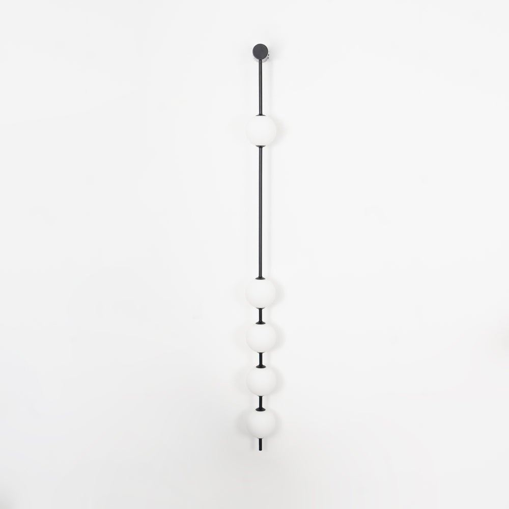 Verticale Glazen Wandlamp met Messing - Design Verlichting voor Gang & Entree | Sansoti