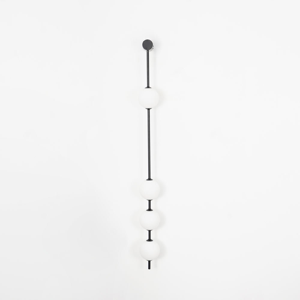 Verticale Glazen Wandlamp met Messing - Design Verlichting voor Gang & Entree | Sansoti