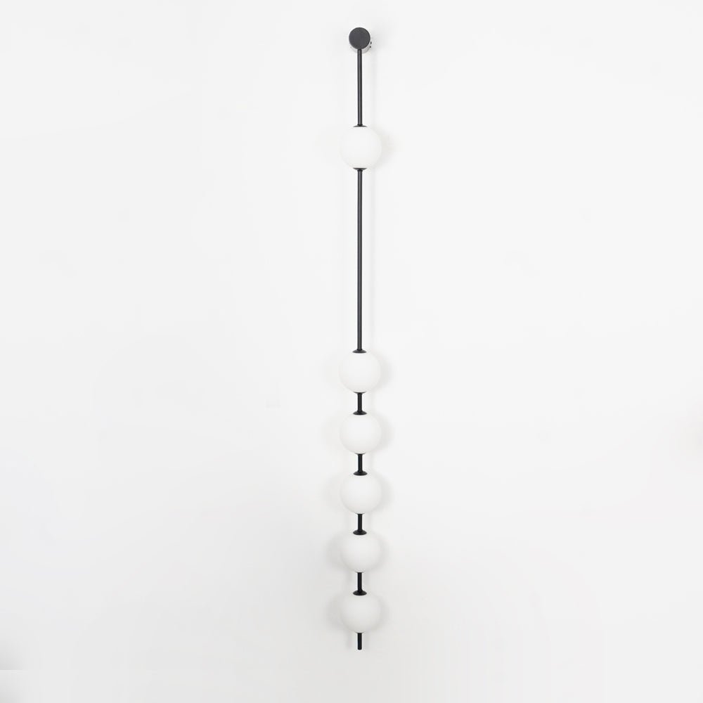 Verticale Glazen Wandlamp met Messing - Design Verlichting voor Gang & Entree | Sansoti