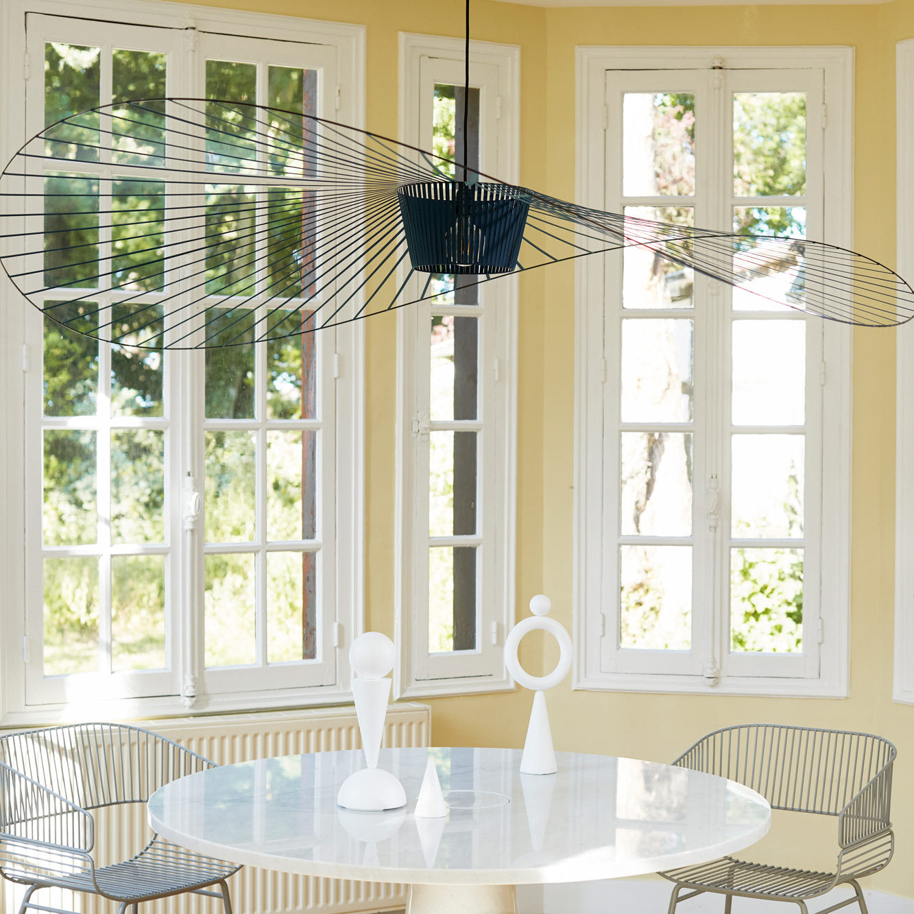 Vertigo Hanglamp Fiberglass Sculptuur met Vloeiende Silhouet Modern Design | Sansoti