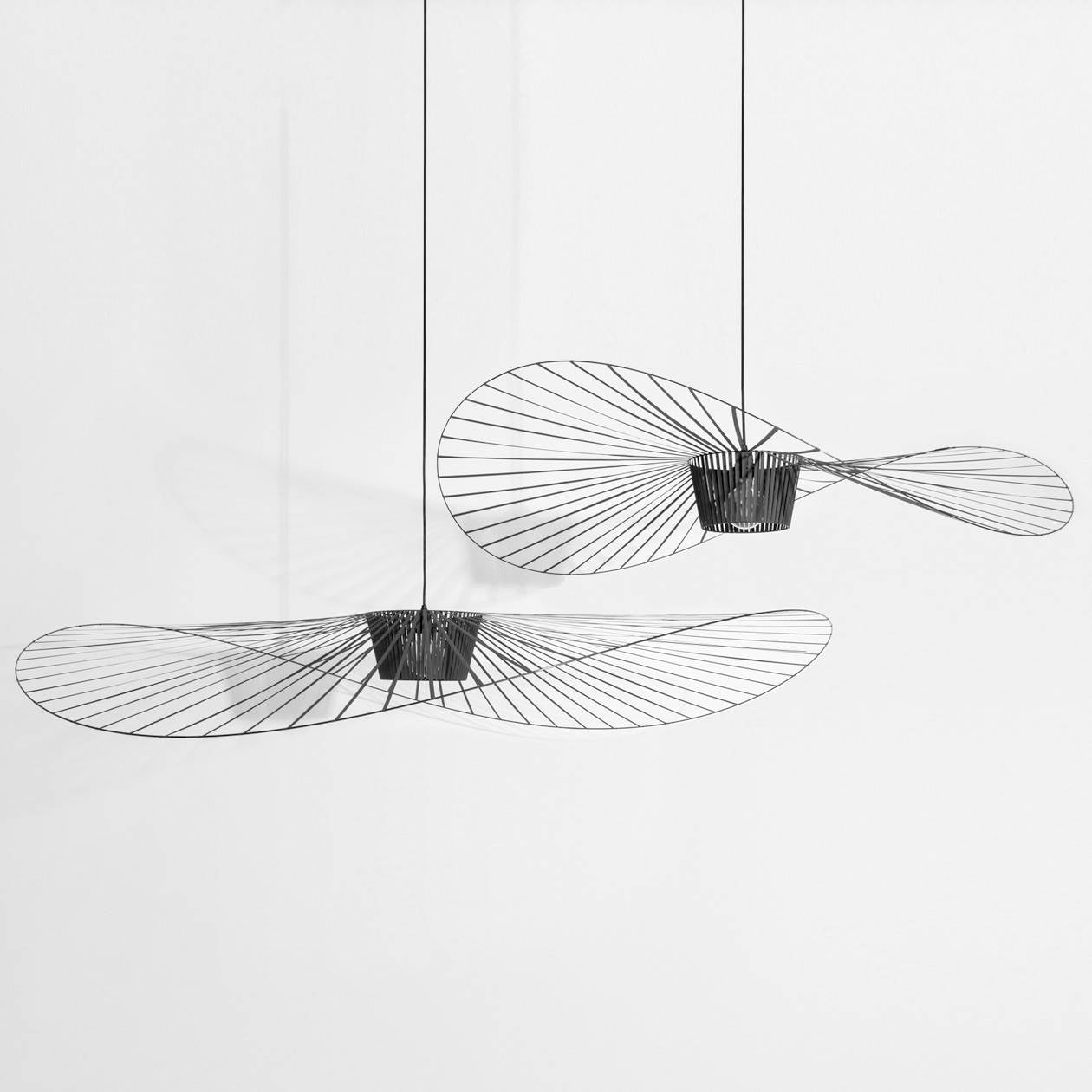 Hanglamp met Polyurethaan Ribbons – Sculptural Design Fiber Grote Zwevende Pendellamp Eetkamer – Ø80cm-Ø200cm | Sansoti