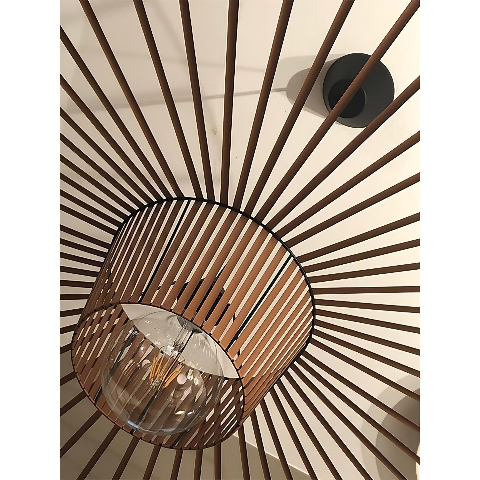 Hanglamp met Polyurethaan Ribbons – Sculptural Design Fiber Grote Zwevende Pendellamp Eetkamer – Ø80cm-Ø200cm | Sansoti