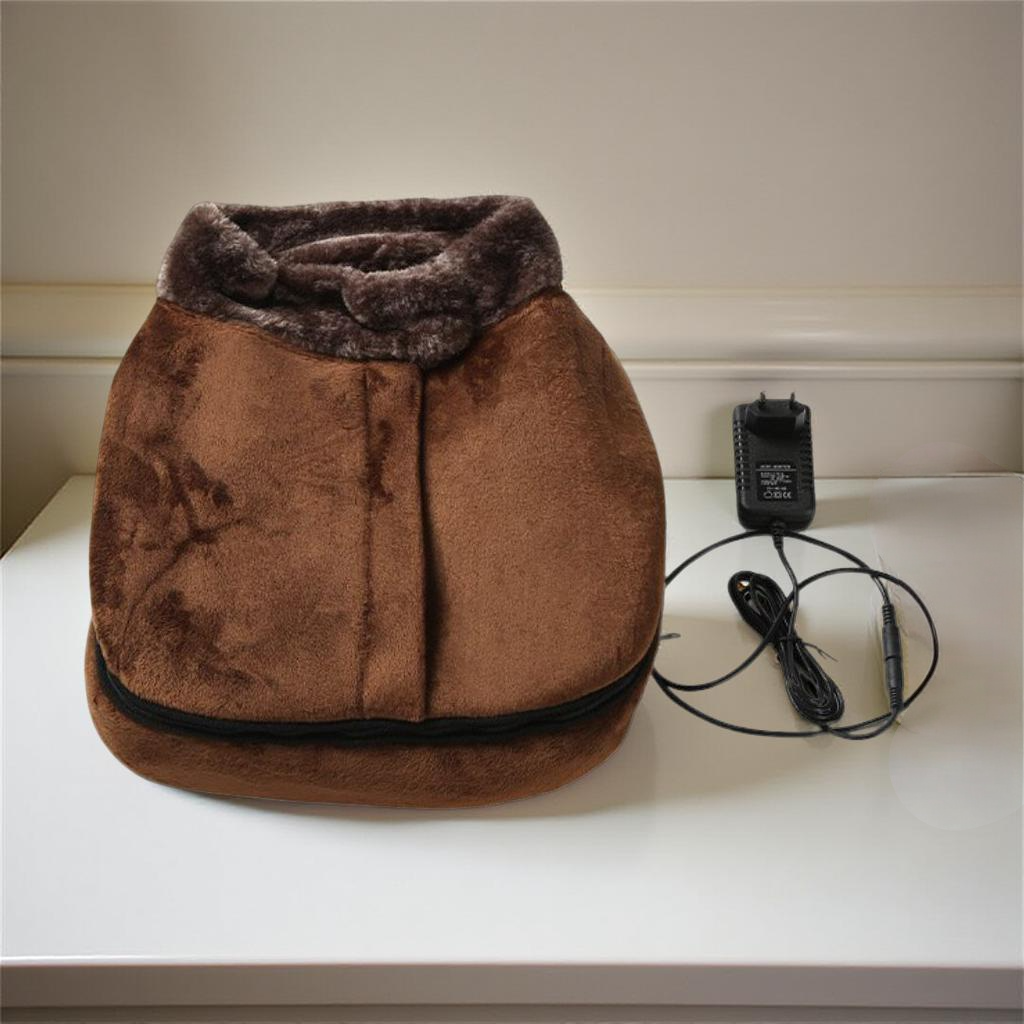 Elektrische Voetenwarmer met Trilmassage Zachte Voering Ontspanning Thuis Comfort Warm Winter Wellness | Sansoti