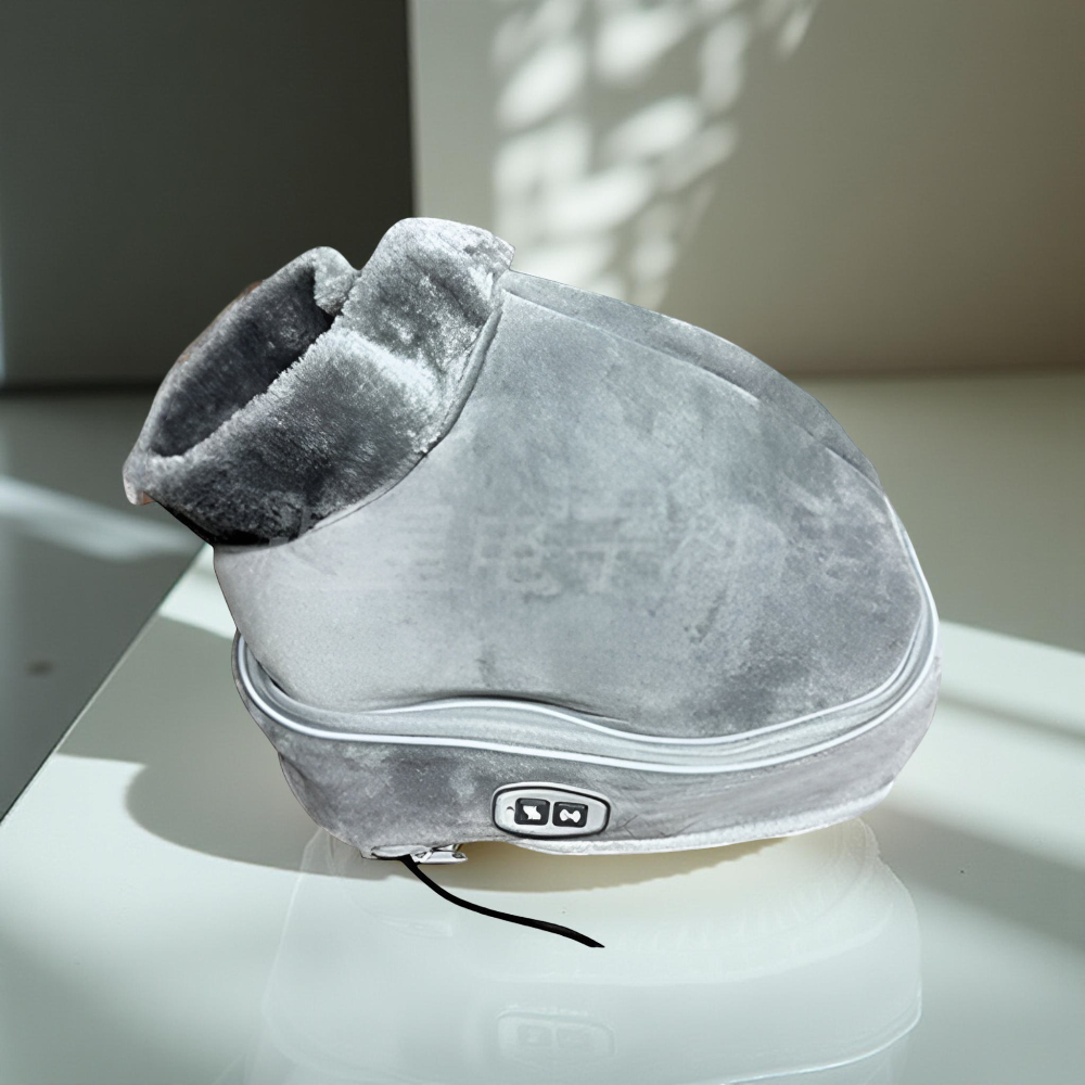 Elektrische Voetenwarmer met Trilmassage Zachte Voering Ontspanning Thuis Comfort Warm Winter Wellness | Sansoti