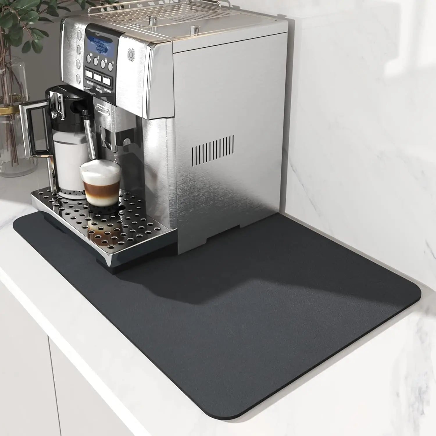 Absorberend Koffiemachinematje 30x40-50x60cm Keukenbescherming Antislip Basis | Sansoti