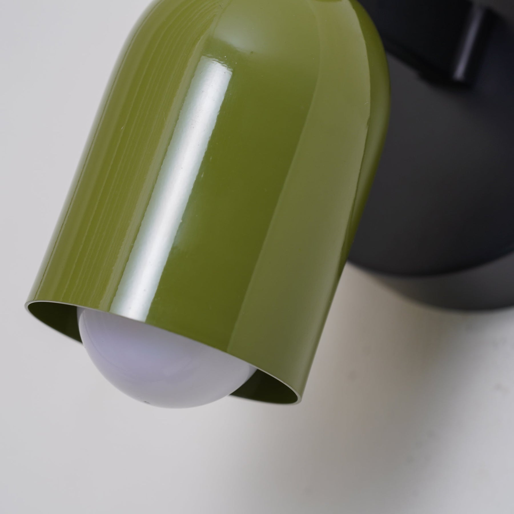 Louvel Wandleuchte Glas Doppellichtpunkt Grün Wandbeleuchtung Wohnzimmer Schlafzimmer modernes Design Up Down Beleuchtung kompakt 12 cm | Restfield