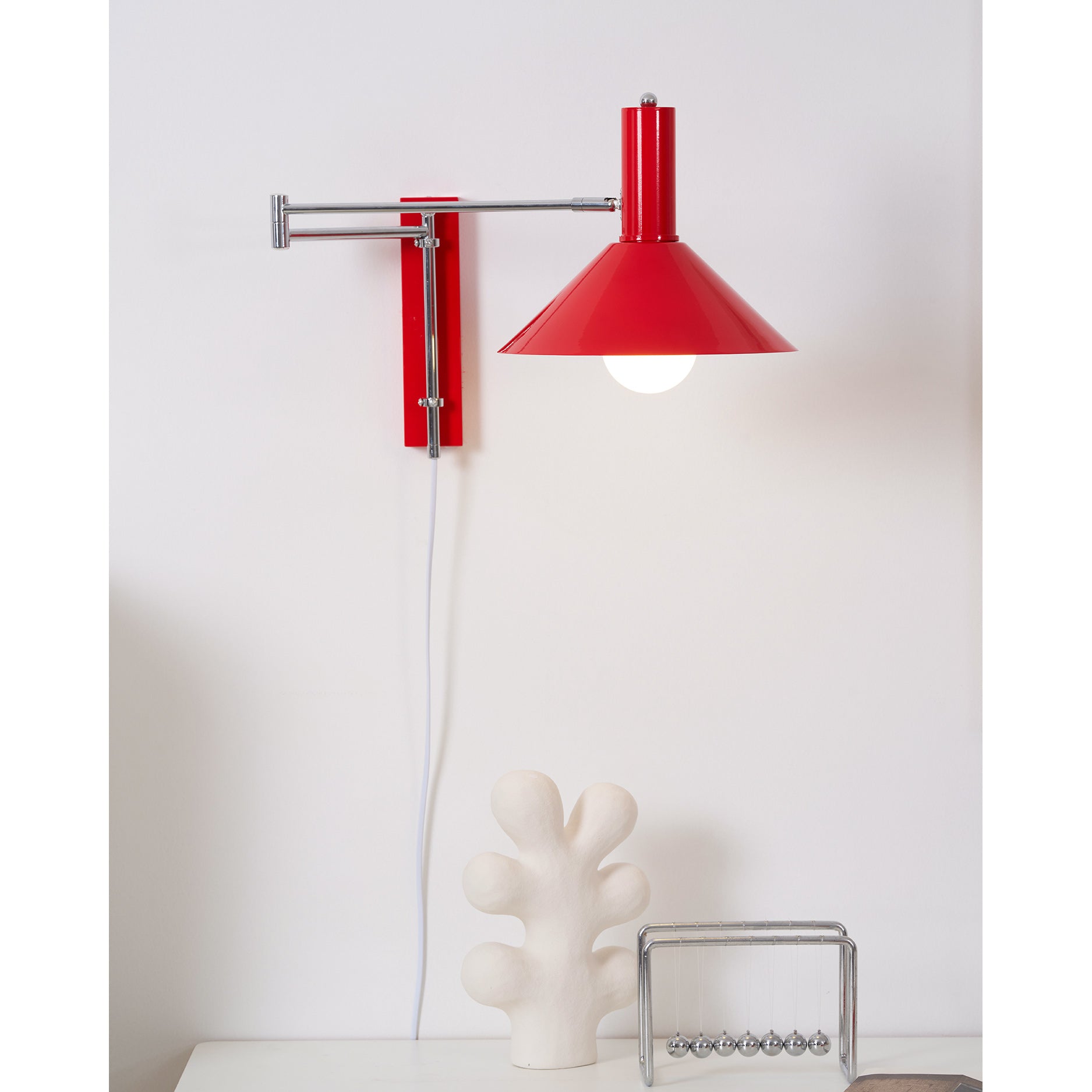 Verstelbare Metalen Wandlamp met Gelede Arm Industriële Stijl Muurverlichting Moderne Leeslamp | Sansoti