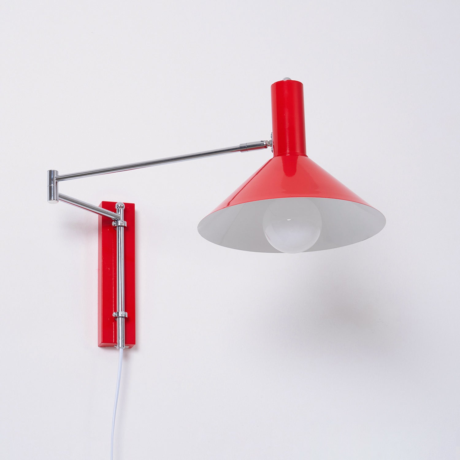 Verstelbare Metalen Wandlamp met Gelede Arm Industriële Stijl Muurverlichting Moderne Leeslamp | Sansoti