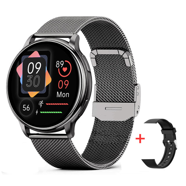 Digitaal Polshorloge met Gezondheidssensor Touchscreen Waterdicht IP68 Noodoproep 14 Dagen Batterij Smartwatch | Sansoti