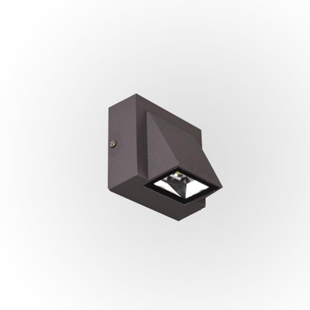Black Outdoor Wall Light Metal LED Waterproof IP65 Garden Lighting Façade Wall Lighting Weather-Resistant | Sansoti