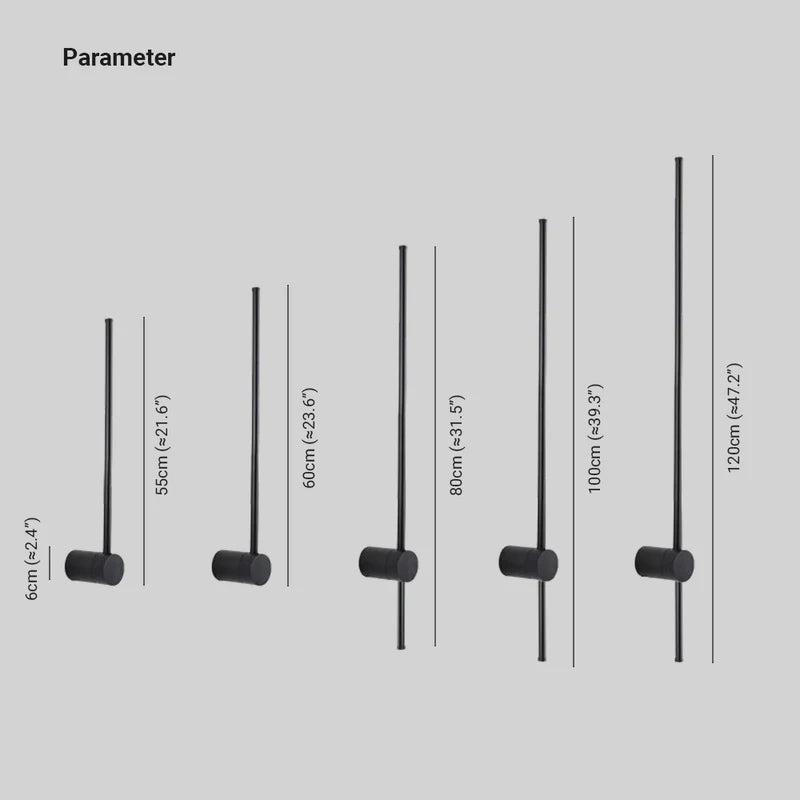 Minimalist Metal Wall Light with Linear Design for Living Room Bedroom Dining Room Reading Corner Ambient Lighting | Sansoti