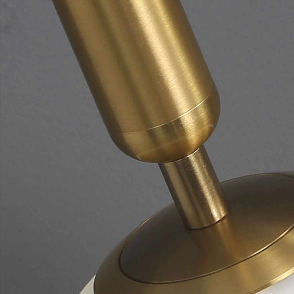 Glaskugel-Wandleuchte Verstellbar mit goldenem Kabel Schlafzimmer Wohnzimmer Nordic Skandinavisches Design LED | Sansoti